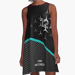Kimi Antonelli KA12 Carbon Fiber F1 A-Line Dress