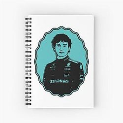 Andrea Kimi Antonelli Cartoon Spiral Notebook