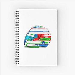 Kimi Antonelli 2025 Monza Helmet Notebook