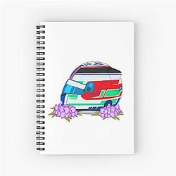 Kimi Antonelli 2025 Helmet With Notebook