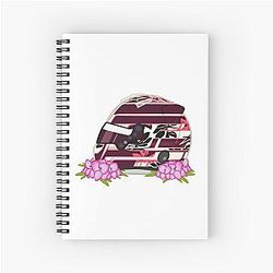 Kimi Antonelli 2025 Miami Helmet Flowers Notebook