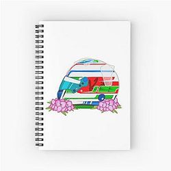 Kimi Antonelli 2025 Monza Helmet Flowers Notebook