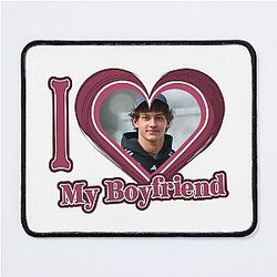I Love My Boyfriend Kim Antonelli Mouse Pad