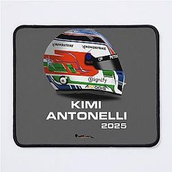 Kimi Antonelli F1 2025 Mouse Pad