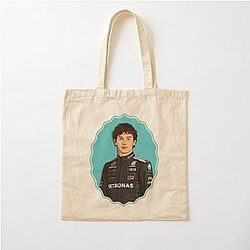 Andrea Kimi Antonelli Cartoon Cotton Tote Bag