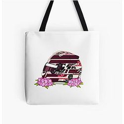 Kimi Antonelli 2025 Miami Helmet with Flowers Tote Bag