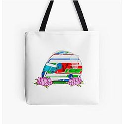 Kimi Antonelli 2025 Monza Helmet With Flowers Tote Bag