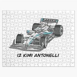 Sketching F1 Car and Driver Kimi Antonelli Puzzle