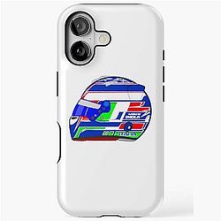 Kimi Antonelli 2025 Imola Helmet iPhone Tough Case