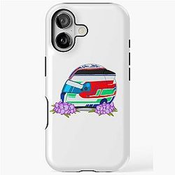 Kimi Antonelli 2025 Helmet with Flowers iPhone Tough Case
