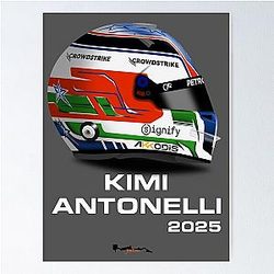 Kimi Antonelli F1 2025 Poster