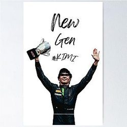 New Kimi Antonelli F1 Poster