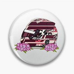 Kimi Antonelli 2025 Miami Helmet with Flowers Pin