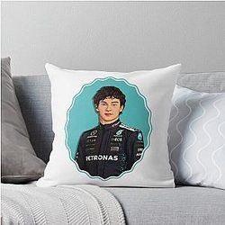 Andrea Kimi Antonelli Cartoon Throw Pillow