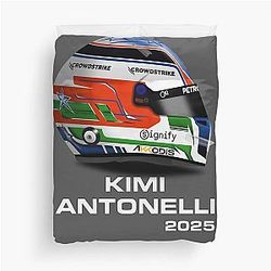 Kimi Antonelli F1 2025 Duvet Cover