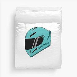 Kimi Antonelli Helmet Duvet Cover