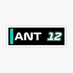 F1 2024 Andrea Kimi Antonelli Number 12 TV Graphic