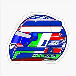 Kimi Antonelli 2025 Imola Helmet Sticker
