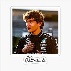 Kimi Antonelli signature sticker
