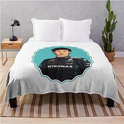 Andrea Kimi Antonelli Cartoon Throw Blanket