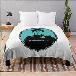 Andrea Kimi Antonelli Cartoon Throw Blanket