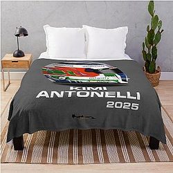 Kimi Antonelli F1 2025 Throw Blanket