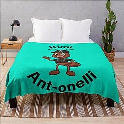Kimi Antonelli Cartoonish 2025 Throw Blanket