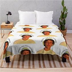 Hot Girls Love Kimi Antonelli Throw Blanket