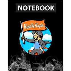 Kindly Keyed Cute and Nice Fashion Notebook 8.5x11 Inches - 130 Pages