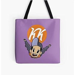 Kindly Skydive All Over Print Tote Bag