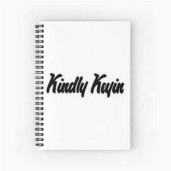 Kindly Keyin Merch Logo Spiral Notebook