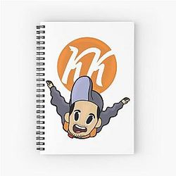 Kindly Key Skydive Spiral Notebook