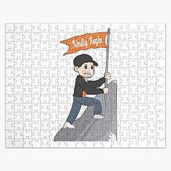 Kindly Kin On Top Of Mountain Jigsaw Puzzle