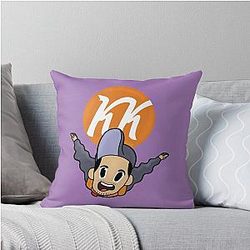 Kindly Key Skydiving Throw Pillow