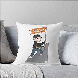 Kindly Key Into Top Of Mountain Throw Pillow