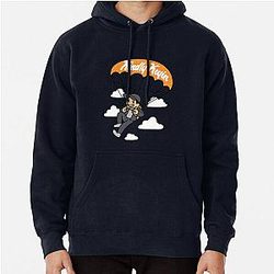 Kindly Keyin Merch Sky High Sweater Black Love Pink Pullover Hoodie