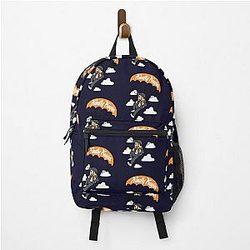 Kindly Keyin Sky High Sweater Black Love Pink Backpack