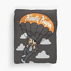 Kindly Keyin Sky High Black 2 Hot Idea Trending Now Duvet Cover