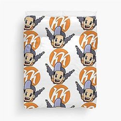 Kindly Skydive Duvet Cover