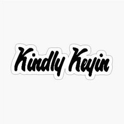 Kindly Keyin Merch Logo Sticker