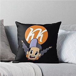 Kindly Key in Skydive Throw Pillow