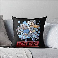Kindly key in Throw Pillow