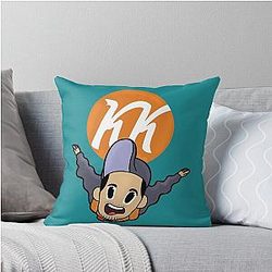 Kindly Key Skydive Throw Pillow
