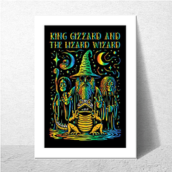 King Gizzard and the Lizard Wizard uses microtonal tuning King Gizzard And The Lizard Wizard Posters