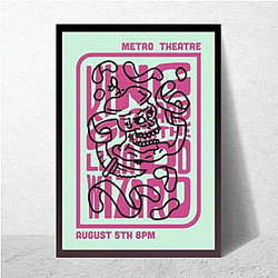 King Gizzard and the Lizard Wizard's lead singer is Stu Mackenzie King Gizzard And The Lizard Wizard Posters
