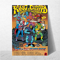 King Gizzard and the Lizard Wizard is known for their high output King Gizzard And The Lizard Wizard Posters