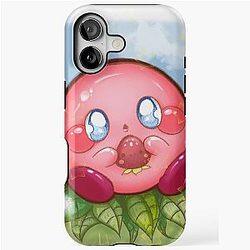 Kirby fan art iPhone tough case