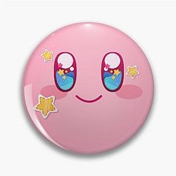 Kirby Pink Puff Aesthetic Pin