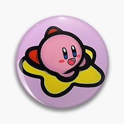 Kirby Star Rider Pin