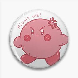 Angry Kirby Pin